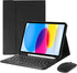 Keyboard Case for iPad 10th Gen 10.9 inch 2022, Detachable Bluetooth Keyboard with Pencil Holder