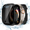Tensea 2-in-1 Waterproof Case for Apple Watch Ultra 2, 49mm Protective PC Face Cover with Privacy Tempered Glass