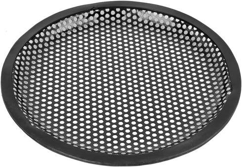 X AUTOHAUX 8 Inch Car Audio Speaker Subwoofer Metal Black Waffle Grill Cover Protector