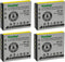 Kastar NP-50 Battery 4-Pack Replacement for Lectrosonics LB-50, SSM Transmitter, IFBR1B Receiver, 40117 Camera
