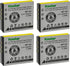 Kastar NP-50 Battery 4-Pack Replacement for Lectrosonics LB-50, SSM Transmitter, IFBR1B Receiver, 40117 Camera