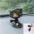Strong Suction Cup Mount for Dashboard, LED Mic Travel Lighting Accessories for Makeup, Adjustable Car Dash