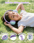 74/85/94dB 3.5mm awatrue Kids Headphones, Volume Limiter, Foldable Wired Over Ear Headphones for Travel, Jack, Toddler