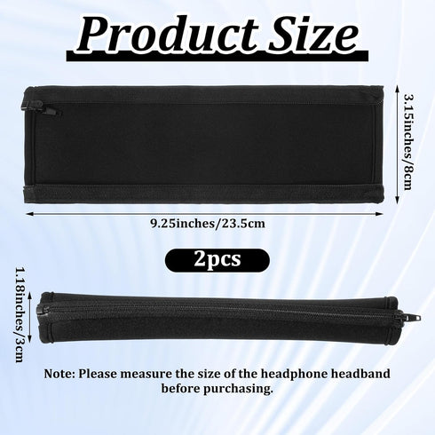 Xinjoduz 2 Headset 1.18"/3cm) Xindojuz PCS Headphone Headband Cover, Silicone Soft Headphones Replacement, Dustproof
