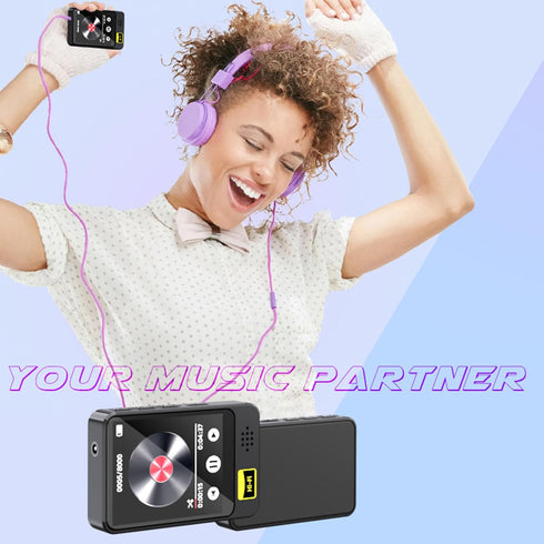 MP3 Player with Bluetooth 5.0, HiFi Lossless Sound MP3 Spotify Player, 1.77 Inch Streaming MP3 MP4 Player with FM,
