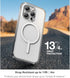 Gear4 ZAGG Crystal Palace Snap Case for iPhone 14 Pro Max - Clear Case, D30 Drop Protection (13ft/4m), Anti-Yellowing,