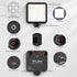 VIJIM LED Video Light, VL81 On Camera Light with 3 Cold Shoe, Rechargeable 3000mAh Battery, Dimmable 3200K-5600K