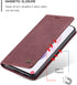 Kowauri Flip Case for Galaxy S21, Leather Wallet Case with Card Slot & Magnetic Closure for Samsung Galaxy S21 5G (Wine