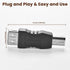 Herfair (2Pack, Printer to USB Adapter USB Type B Male to USB-A Female Converter for HP/Canon/Dell/Epson/Lexmark/Xerox