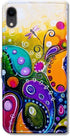 Bcov Case for iPhone XR, Colorful Dragonfly Leather Flip Wallet Cover, Card Slot Holder, Kickstand