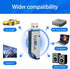 KAISLE 64GB 64 2.0 USB Flash Drive, External USB Flash Memory Storage Thumb Drive, Portable Flashdrive with Keychain