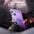 IDweel iPhone 13 Case: Purple 2-in-1 Shockproof Cover with Screen Protector, 360° Ring Holder, & Camera Lens Protector.