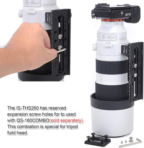 iShoot Lens Collar Replacement Foot, Tripod Mount Rings Compatible with Sony FE 200-600mm f/5.6-6.3 G OSS Lens