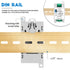 LCLCTC 5V 12V Rail2A 0.8A,Dual 10W,Input 100-240Vac,120VAC 115v 5 Power Supply din Output to Volt, LED, CCTV, Arduino