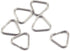 HITHUT 6pcs Camera Eyelet Ring Split Ring Lug Ring Triangle Strap Ring Hook for DSLR RF Mirrorless Camera (Stainless