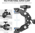 NEEWER Super Clamp with Dual Ballhead Magic Arm, Cold Shoe, 1/4" Threads, Phone/Action Camera Mount Adapter for Tripod,