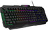 msi GK100 Forge US - Membrane Keyboard, RGB, Ergonomic, Anti-GHOSTING, Angle-Adjustable (Black)