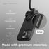 elago Magnetic Silicone Case for iPhone 15 Pro, 6.1 Inch Compatible with All MagSafe Accessories - Black