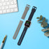 kwmobile Straps Compatible with Garmin Venu Sq 2 Music/Sq 2 Straps - 2x Replacement Silicone Watch Bands - Black/Grey
