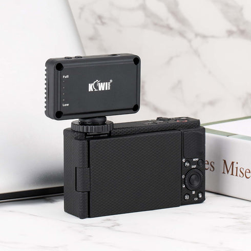 KIWIFOTOS ZV-1F ZV1F ZV-1 ZV1 ZV-E10 ZVE10 V1 R50 Mini LED Video Light for Sony II II Canon PowerShot EOS V & More