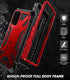 Poetic Spartan Series Case for Galaxy S20+ Plus - Full-Body Rugged Dual-Layer Shockproof Cover with Kickstand, Metallic