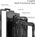 Samsung Galaxy Tab A7 Lite Case 8.7 (2021), Rugged Shockproof Kids Case with Screen Protector, Pencil Holder, Kickstand