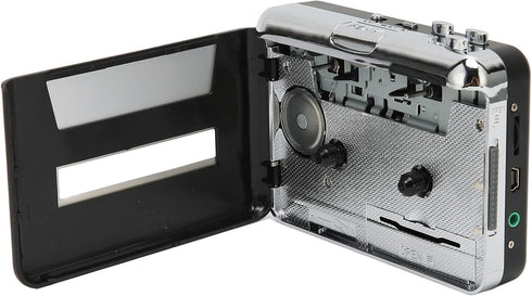 Keenso Cassette MP3 Player Player USB for PORTILS Computers and PC, Light Design