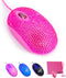 Pink Laptop Mouse with Crystal Bling Rhinestone, Personalized Gift for Kids and Teen Girls