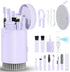 Laptop Phone Screen Cleaner Kit, 20-in-1 Electronic Device Clean Tool for iPhone, Macbook, iPad, Purple