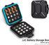 JJC 312 13 10 LR41 32x A312 Size312 P312 P13 P10 AG3, Size Battery Case Holder Storage, Water-Resistant Anti-Shock