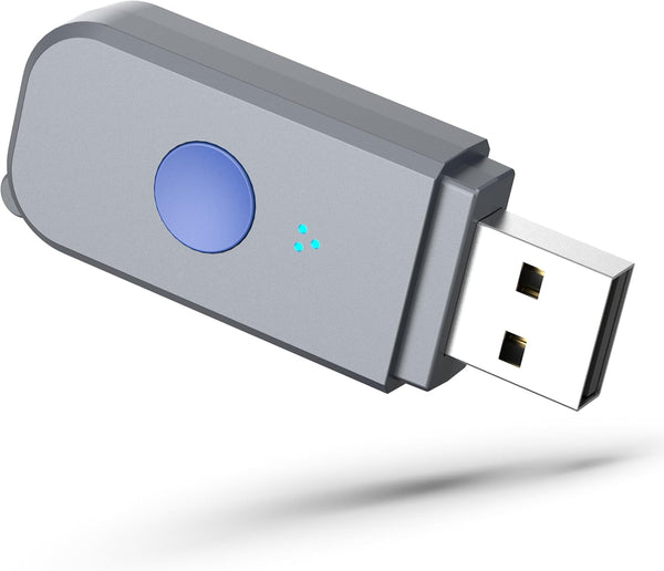 USB to Bluetooth Car Kit, Wireless Audio Adapter for Home, Car Stereo Sound System with 3.5mm Cable (H222 Grey)