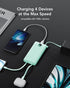 VRURC Portable Charger - 22.5W Fast Charging Power Bank USB C, 10000mAh, Built-in Cable, LED Display