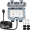Outdoor Power Outlet with 16.4Ft Extension Cord, Weatherproof IP66 Electrical Outlet Box for Garden Outside