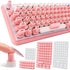 Udefineit 91PCS Long Nails Keyboard Stickers, Self-Adhesive Keyboard Bubbles for Long Nails