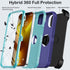 iPhone 13 Pro Max Case (6.7") - Dark Blue, Heavy Duty Shockproof, Military Grade, with Belt Clip, Kickstand & Screen