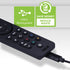 RCA 3-Device Universal Rechargeable Streaming Remote Control for TV, Audio, Soundbar, Streaming Devices, Ultra-Slim