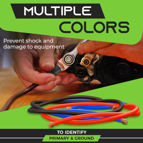 GearIT 8 Gauge Wire (10ft - Red Translucent), Copper Clad Aluminum CCA, Car Audio Speaker Power/Ground
