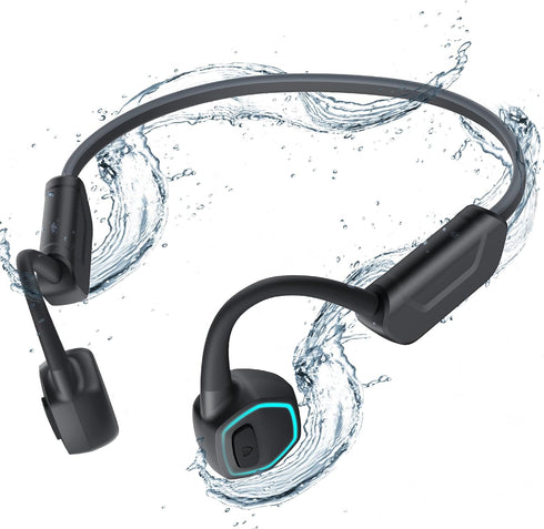 AGPTEK X15 Waterproof MP3 Player with Bluetooth 5.3 for Swimming, 32GB Non-in-Ear