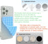 Svenirven Silicone Sticky Grip Holder for Cellphone, Silicone Suction Cup Phone Case Mount Double-Sided, Hands-Free