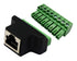 zdyCGTime RJ45 Female Plug to 8P 8C Female Bolt Screw Type Terminals Ethernet Network Plug Cable (2 Pack/F)