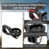 Aero Bar Bike Computer Mount for Garmin Edge, Short Version Black, Fits Bike GPS & GoPro Action Camera