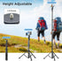 LenTok Phone Tripod Stand with Remote Zoom for Video Recording, Vlog Metal Selfie Stick Tripod for iPhone with Wireless