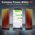 LYWHL 2 Pack for Samsung Galaxy S24 Ultra Privacy Screen Protector, Matte Gradient Colorful Anti-Blue Light Anti-Spy