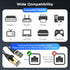 8 40Gbps 2000MHz, 6FT Cat7 Cat6 Cat5e Cat5, RJ45 DbillionDa Cat Ethernet Cable Supports High-Speed Cable, Heavy-Duty