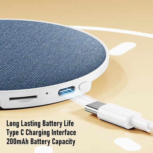 Bewinner 3 Bluetooth Pillow Speaker for Side Sleepers | Slim Design with Modes (Bluetooth/TF Card/White Noise), Auto