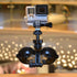 Smatree Double Suction Cup Mount for G*pro 12/11/10/9/8/7/Max/6/5/4/3+/3, DJI OSMO Action Camera 4/3, Updated Version