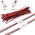 JST MX 1.25MM Connector Kit, 2/3/4/5/6/7/8/9/10 Pin Male and Female Micro Wire Connectors with 28AWG Pre-Crimped Cables