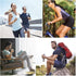 itayak Behind The Head Headphones, Bluetooth 5.0 Neckband, Lightweight Foldable Wireless Sports Sweatproof Headset