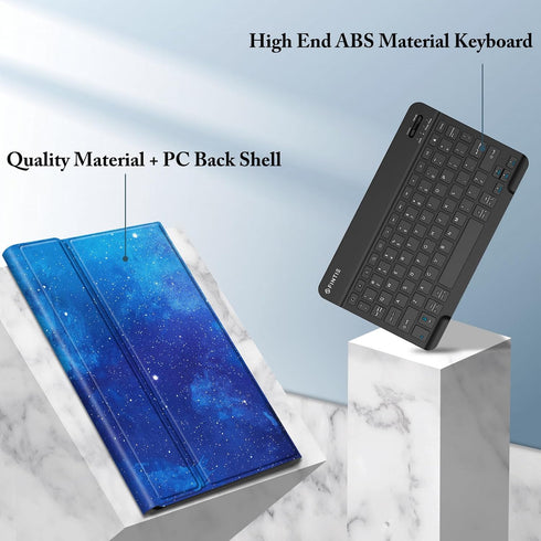Fintie Keyboard Case for Samsung Galaxy Tab S9 FE 5G 10.9"/Galaxy Tab S9 11" 2023, Slim Stand Cover with Detachable