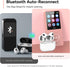 AGPTEK A02 MP3 5.3, 1.8 inch 128GB(Rose 64GB) Player with Bluetooth Screen Portable Music Player with Speaker, FM